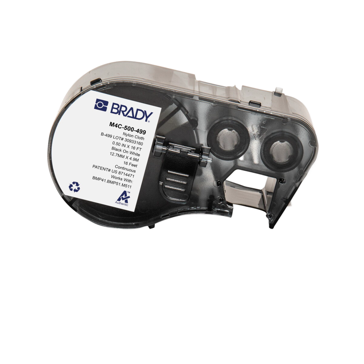 Kazeta štítků pro tiskárnu M511 a M510 nebo BMP51, která je vhodný pro laboratorní značení