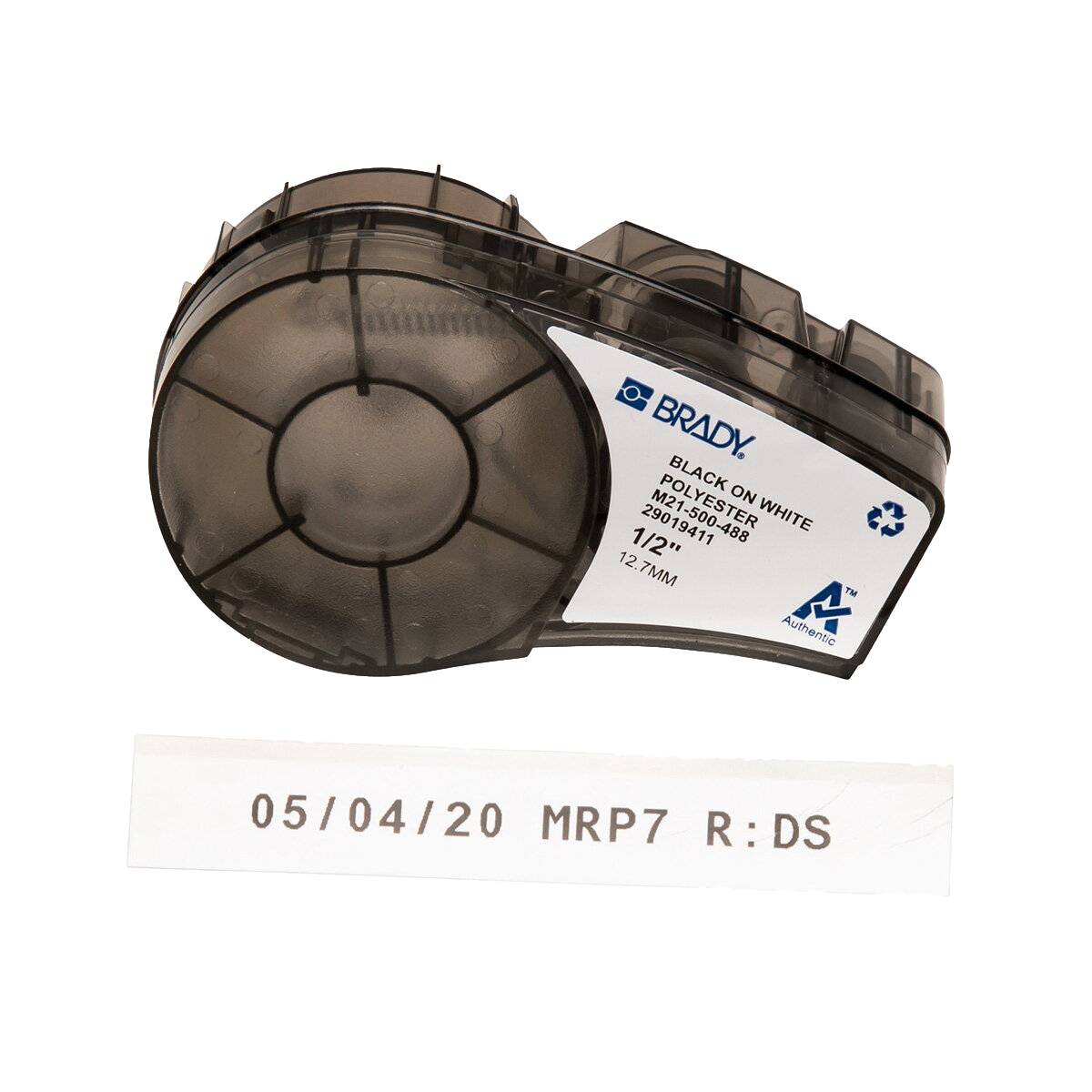 kazeta štítků pro značení sklíček s chemickou odolností a vysokou přilnavostí